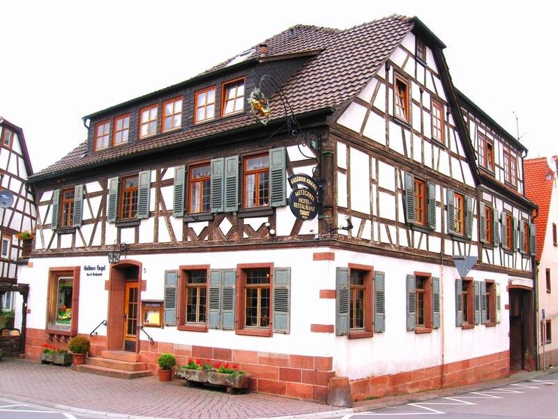 Goldner Engel, Restaurant - Hotel - Metzgerei Laudenbach  Экстерьер фото